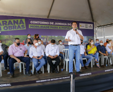 Governador Carlos Massa Ratinho Junior lança pedra fundamental para implantação do contorno de Jandaia do Sul  -  Jandaia do Sul, 03/09/2021  -  Foto Gilson Abreu/AEN