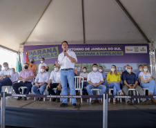 Governador Carlos Massa Ratinho Junior lança pedra fundamental para implantação do contorno de Jandaia do Sul  -  Jandaia do Sul, 03/09/2021  -  Foto Gilson Abreu/AEN