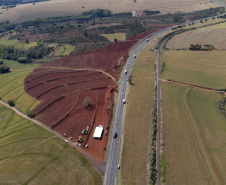 03.09.2021 Governador Ratinho Junior lança pedra fundamental para implantação do contorno rodoviário de Jandaia do Sul.
Foto Gilson Abreu/AEN