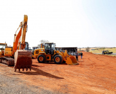 03.09.2021 Governador Ratinho Junior lança pedra fundamental para implantação do contorno rodoviário de Jandaia do Sul.
Foto Gilson Abreu/AEN