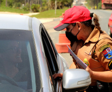 Feriado da Independência terá fiscalização redobrada pelo BPRv nas rodovias estaduais Foto: PMPR