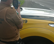 Feriado da Independência terá fiscalização redobrada pelo BPRv nas rodovias estaduais Foto: PMPR