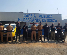 O Departamento Penitenciário do Paraná lançou nesta sexta-feira (3), a Operação Ordem e Progresso, que tem como objetivo reforçar a segurança de cadeias públicas e penitenciárias por meio de revistas gerais durante o feriado prolongado. Até o dia 7 de setembro, forças de segurança atuarão de forma integrada na busca de materiais ilícitos e na análise das estruturas físicas.  -  Curitiba, 03/09/2021  -  Foto: Depen-PR