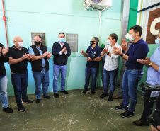 O governador Carlos Massa Ratinho Junior participou nesta sexta-feira (10) das comemorações de 30 anos da Cooperativa de Produtores de Sementes Coprossel, em Laranjeiras do Sul, na região central do Estado. Foto: José Fernando Ogura/AEN