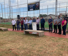 Secretário Ortega inaugura mais duas Unidades de Meu Campinho em Arapongas - Terninho  -  Arapongas, 10/09/2021  -  Foto: SEDU