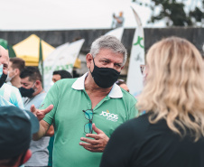 Lançamento de ciclorrota em Pontal do Paraná marca retomada do esporte no Litoral. Foto: Paraná Esporte