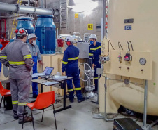 A Copel concluiu a modernização da Usina Governador Bento Munhoz da Rocha Netto (Foz do Areia) e colocou em funcionamento a quarta e última unidade geradora da hidrelétrica a passar por reforma.  -  Curitiba, 13/09/2021  -  Foto: Copel