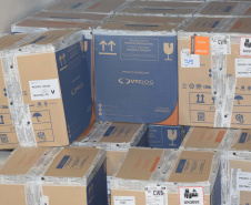 Paraná recebe mais 303 mil vacinas contra a Covid-19 para primeira dose. Foto: Américo Antonio/SESA