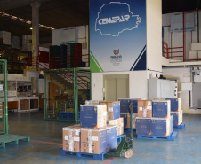 Paraná recebe mais 303 mil vacinas contra a Covid-19 para primeira dose. Foto: Américo Antonio/SESA