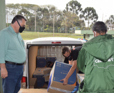 Paraná recebe mais 303 mil vacinas contra a Covid-19 para primeira dose. Foto: Américo Antonio/SESA
