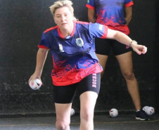 O 63º Jogos Abertos do Paraná (JAPS) iniciou a primeira fase regional no domingo (12). Nesta etapa seis modalidades são contempladas: basquete, vôlei, handebol, bolão, bocha e  futsal . O bolão e a bocha já definiram alguns  campeões.  -  Curitiba, 14/09/2021  -  Foto: Paraná Esporte