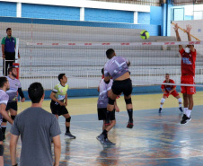 O 63º Jogos Abertos do Paraná (JAPS) iniciou a primeira fase regional no domingo (12). Nesta etapa seis modalidades são contempladas: basquete, vôlei, handebol, bolão, bocha e  futsal . O bolão e a bocha já definiram alguns  campeões.  -  Curitiba, 14/09/2021  -  Foto: Paraná Esporte