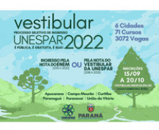 Unespar abre inscrições para o Vestibular 2022 a partir do dia 15 de setembro  -  Foto/Arte: UNESPAR