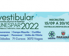 Unespar abre inscrições para o Vestibular 2022 a partir do dia 15 de setembro  -  Foto/Arte: UNESPAR