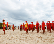 Corpo de Bombeiros abre 167 vagas em curso de guarda-vidas civil voluntário para temporada Foto: SESP
