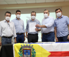 A Secretaria de Estado da Justiça, Família e Trabalho realizou nesta quinta-feira (16), em Umuarama (Noroeste), mais uma etapa do Programa de Interiorização. No evento, o secretário Ney Leprevost explicou o objetivo da ação, que é aprofundar a integração da Pasta com gestores e entidades municipais da região. -  Umuarama, 16/09/2021  -  Foto: SEJUF