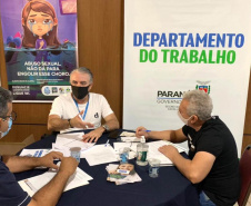 A Secretaria de Estado da Justiça, Família e Trabalho realizou nesta quinta-feira (16), em Umuarama (Noroeste), mais uma etapa do Programa de Interiorização. No evento, o secretário Ney Leprevost explicou o objetivo da ação, que é aprofundar a integração da Pasta com gestores e entidades municipais da região. -  Umuarama, 16/09/2021  -  Foto: SEJUF