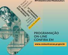 A temporada de eventos da 15ª edição da Primavera dos Museus será realizada entre os dias 20 e 26 de setembro deste ano. Diante dos reflexos da pandemia da Covid-19, esta edição tem como tema – Museus: perdas e recomeços – para refletir a função e o papel dos museus neste momento de transformações. - Foto/Arte: SECC
