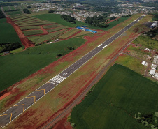 Aeroporto de Pato Branco   -  Foto: José Fernando Ogura/ANPr