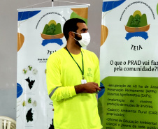 A Portos do Paraná promoveu na quinta-feira (16), na bacia hidrográfica do Baixo Rio Cachoeira, em Antonina, uma reunião com agricultores locais sobre o Programa de Recuperação de APPs Degradadas (PRAD).  - Paranaguá, 17/09/2021  -  Foto: Pierpaolo Notta/Portos do Paraná