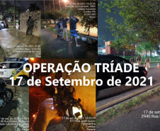 Operação Tríade reforça presença da Polícia Militar na Capital e RMC e 17 pessoas são presas   -  Curitiba, 18/09/2021  -  Foto: PMPR