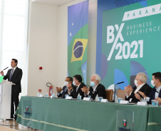 O governador Carlos Massa Ratinho Junior participa nesta segunda-feira (20), do Lançamento da Business Experience - Expo Dubai -  20/09/2021 - Foto: Geraldo Bubniak/AEN