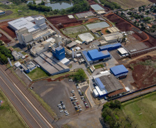 Governador Carlos Massa Ratinho Junior, participou da inauguração da nova planta industrial da Sooro Renner, líder nacional na produção de proteínas derivadas do soro de leite, em Marechal Cândido Rondon - Presentes, o 
prefeito Marcio Rauber e o diretor-presidente da Sooro Renner, William da Silva  - Marechal Cândido Rondon, 22/09/2021  -  Foto: Gilson Abreu/AEN