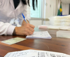 Secretaria de Estado da Saúde mobiliza servidores para doação de sangue. Foto:SESA