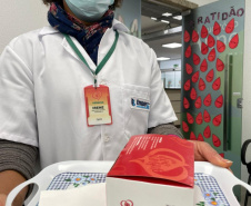 Secretaria de Estado da Saúde mobiliza servidores para doação de sangue. Foto:SESA