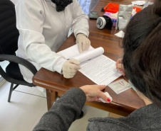 Secretaria de Estado da Saúde mobiliza servidores para doação de sangue. Foto:SESA