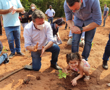 O secretário do Desenvolvimento Sustentável e do Turismo (Sedest), Márcio Nunes, inaugurou, nesta quinta-feira (23), o primeiro Parque Urbano do Paraná no município de Araruna, no Centro-Oeste do Estado.  - Araruna, 23/09/2021  -  Foto: SEDEST