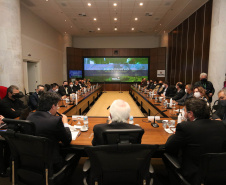 Governo apresenta o Projeto Paraná Produtivo para representantes da Federação das Associações Comerciais e Empresariais do Estado do Paraná. Foto: Camila Tonett