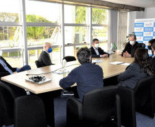 A Universidade Estadual de Ponta Grossa (UEPG) e a Prefeitura de Cerro Azul firmaram, nesta quinta-feira (23), acordo de cooperação técnica e científica, visando à revisão do Plano Diretor Municipal (PDM) da cidade, localizada na região metropolitana de Curitiba. -  Curitiba, 23/09/2021  -  Foto: SETI