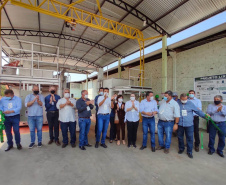 O Centro Oeste do Paraná ganhou a 1ª planta térmica no Brasil para tratar resíduos sólidos urbanos em pequena escala e com uma tecnologia inovadora. A Usina de Termomagnetização utiliza a tecnologia para o tratamento de resíduos sólidos urbanos com sustentabilidade.  -  curitiba, 24/09/2021  -  Foto: Alessandro Vieira/AEN