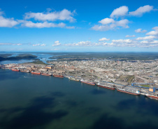 Novo sistema de drenagem pluvial é instalado em 375 mil m² do Porto de Paranaguá  -  Paranaguá, 24/09/2021  -  Foto: Rodrigo Félix Leal