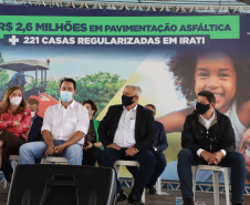 Governador Carlos Massa Ratinho Junior entrega Títulos de Regularização Fundiária e libera recursos em Irati -  Irati, 24/09/2021  -  Foto: Ari Dias/AEN