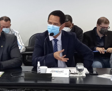 Nesta quinta-feira (23/09), o Secretário da Segurança Pública do Paraná, Romulo Marinho Soares, participou da reunião nacional do Conselho dos Secretários de Estado da Justiça, Cidadania, Direitos Humanos e Administração Penitenciária (CONSEJ), em Pernambuco (PE). -  Curitiba, 24/09/2021  - Foto: SESP