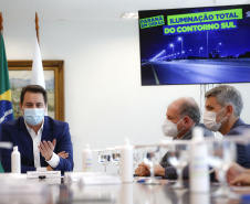 Governador Carlos Massa Ratinho Junior  assina lançamento do Edital de Iluminação do Contorno Sul  -  Curitiba, 27/09/2021  -  Foto: Jonathan Campos/AEN