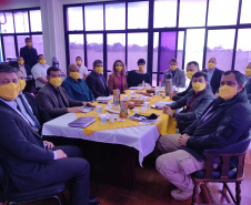 O Departamento Penitenciário do Paraná (Depen) realizou um encontro com os chefes de cadeias e coordenadores regionais de todo o Estado.  -  Curitiba, 27/09/2021  -  Foto: Depen-PR