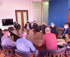 O Departamento Penitenciário do Paraná (Depen) realizou um encontro com os chefes de cadeias e coordenadores regionais de todo o Estado.  -  Curitiba, 27/09/2021  -  Foto: Depen-PR