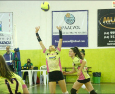 A 33ª edição dos dos Jogos da Juventude do Paraná seguiu com as suas competições no último final de semana. As 12 regionais tiveram partidas de futsal, basquete, handebol e vôlei. Ao todo, foram 270 jogos, sendo 133 do futsal, 66 do vôlei, 37 do handebol e 34 do basquete.  -  Curitiba, 27/09/2021  -  Foto: Paraná Esporte