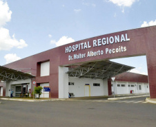 O Governo do Estado, por meio da Secretaria de Estado da Saúde (Sesa), e Fundação Estatal de Atenção em Saúde (Funeas), adquiriu um novo raio-x digital para o Hospital Regional do Sudoeste, Walter Alberto Pecoits, em Francisco Beltrão.  -  Curitiba, 28/09/2021  -  Foto: Funeas