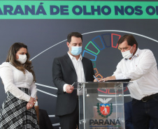 O governador Carlos Massa Ratinho Junior assina nesta terca-feira (28), acordo de cooperação para impulsionar Objetivos de Desenvolvimento Sustentável no Paraná. - 28/09/2021 - Foto: Geraldo Bubniak/AEN