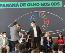 O governador Carlos Massa Ratinho Junior assina nesta terca-feira (28), acordo de cooperação para impulsionar Objetivos de Desenvolvimento Sustentável no Paraná. Na foto, Daniel Nojima, diretor do centro de pesquisa do Instituto Paranaense de Desenvolvimento Econômico Social (Ipardes).  - 28/09/2021 - Foto: Geraldo Bubniak/AEN