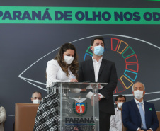 O governador Carlos Massa Ratinho Junior assina nesta terca-feira (28), acordo de cooperação para impulsionar Objetivos de Desenvolvimento Sustentável no Paraná. - 28/09/2021 - Foto: Geraldo Bubniak/AEN