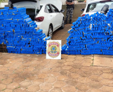 Os esforços da Polícia Militar e da Polícia Federal para reprimir o crime organizado no Norte do Paraná resultaram na apreensão de mais de uma tonelada de maconha na quarta-feira (29/09), em Bela Vista do Paraíso (PR).  - 30/09/2021  -  Foto: PMPR