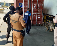 A Secretaria da Segurança Pública do Paraná (Sesp) divulgou no final desta quinta-feira (30/09) o resultado das três fases da operação Fronteiras e Divisas Integradas I, executada com o apoio das forças de segurança dos estados de São Paulo e Mato Grosso do Sul, além de outras instituições. -  Curitiba, 01/10/2021  -  Foto: SESP-PR