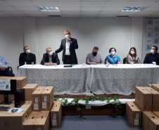 Os Hospitais Zona Norte e Zona Sul de Londrina serão gerenciados pela Fundação Estatal de Atenção em Saúde (Funeas), vinculada à Secretaria de Estado da Saúde, a partir de agora. Com o novo modelo, a expectativa é ampliar serviços para os demais municípios que integram a Região Norte, otimizando as estruturas e melhorando a capacidade de cobertura assistencial no Estado.  -  Londrina, 01/10/2021 -  Foto: SESA