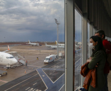 01.10.2021 - Aeroporto de Maringá.
Foto Gilson Abreu/AEN