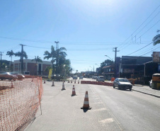 Desvios Matinhos - Lembrete dos desvios de trânsito em Matinhos devido à obra de duplicação, para os turistas que vão ao litoral no feriadão  -  Curitiba, 06/10/2021  -  Foto: DER